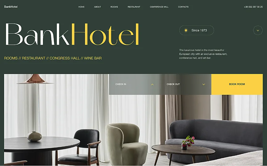 BankHotel: Marketingsite