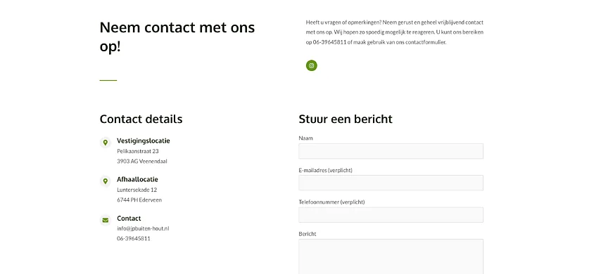 J&P Buiten-Hout: Makkelijk contact