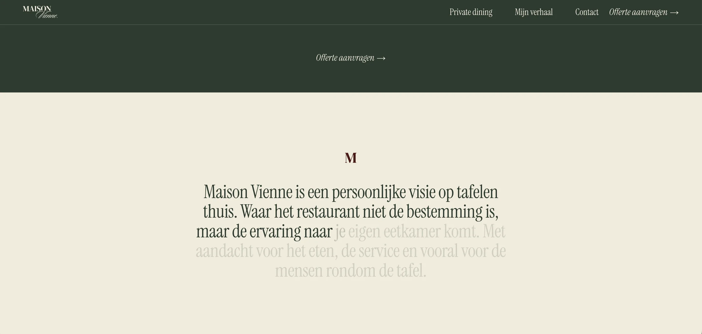 Maison Vienne: Sfeer vanaf de eerste seconde