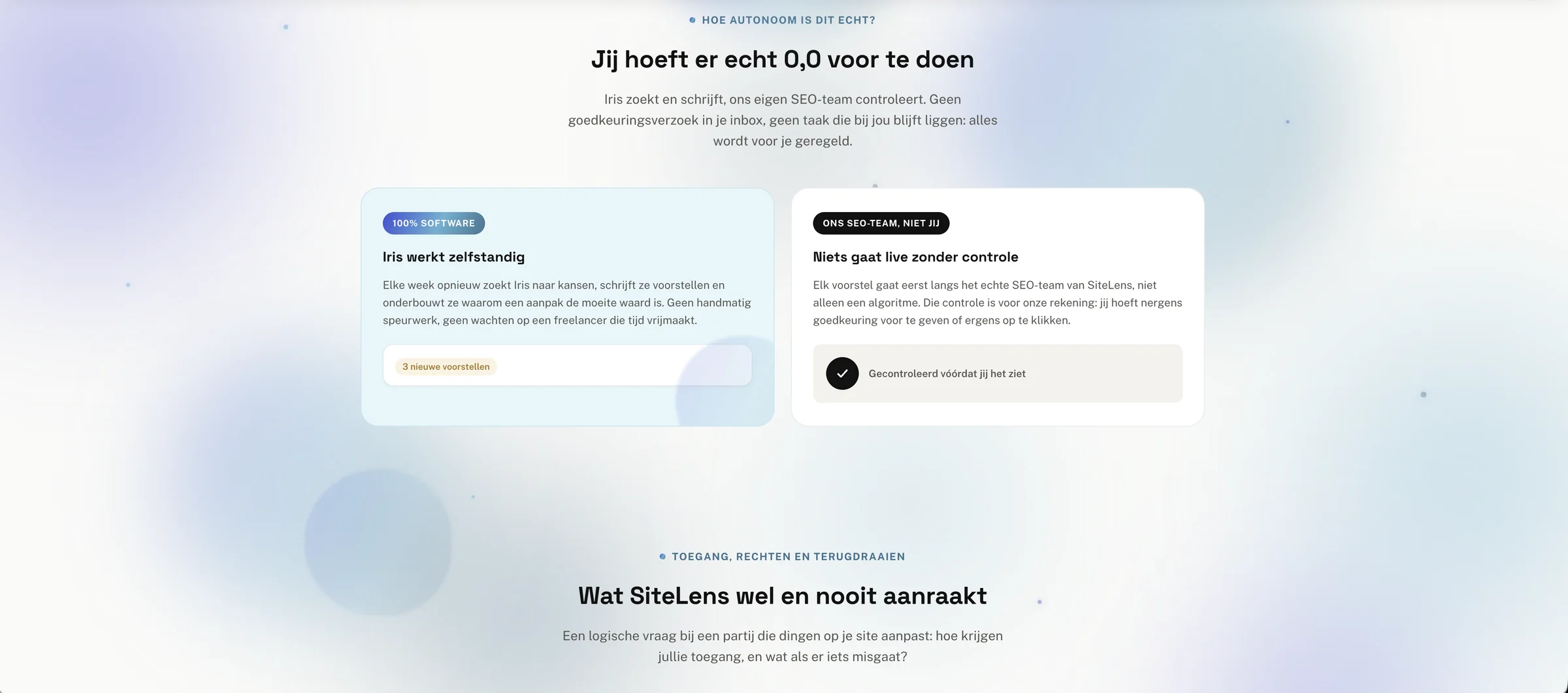 SiteLens: Jij hoeft er niets voor te doen