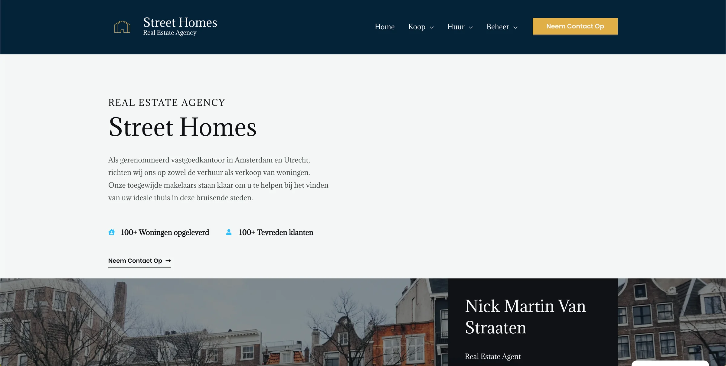 Streethomes: Website als persoonlijk visitekaartje